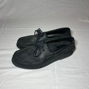 Sperry Authentic Original Men's Eye Black Boat Shoes (Size 11)